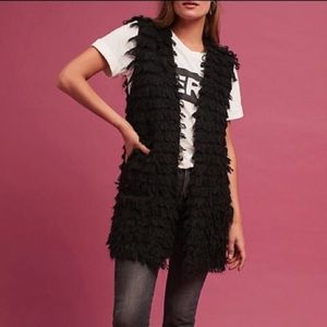 Anthropologie Harlyn Vera Textured Vest